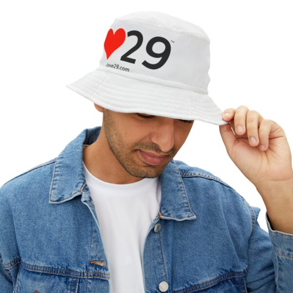 I Love Twentynine Palms Bucket Hat with Heart - Image 6