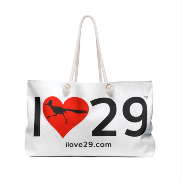 I Love Twentynine Palms with Roadrunner Weekender Bag
