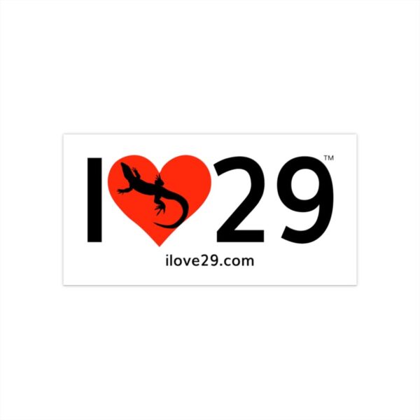 I Love Twentynine Palms with Desert Iguana Bumper Sticker