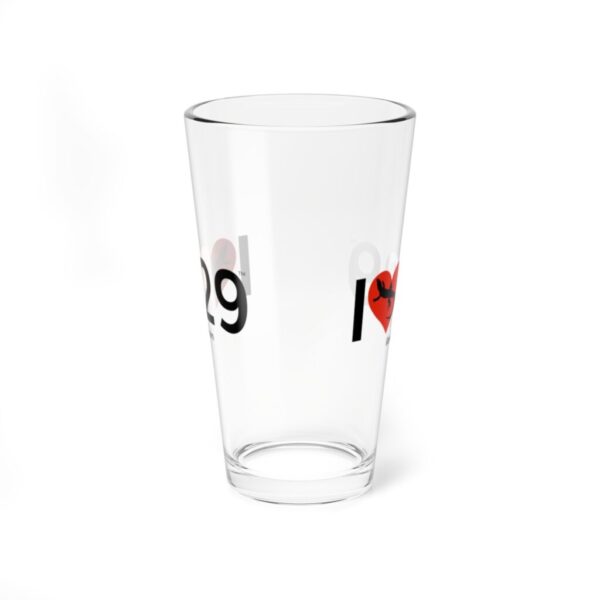 I Love Twentynine Palms with Desert Iguana Mixing Glass, 16oz