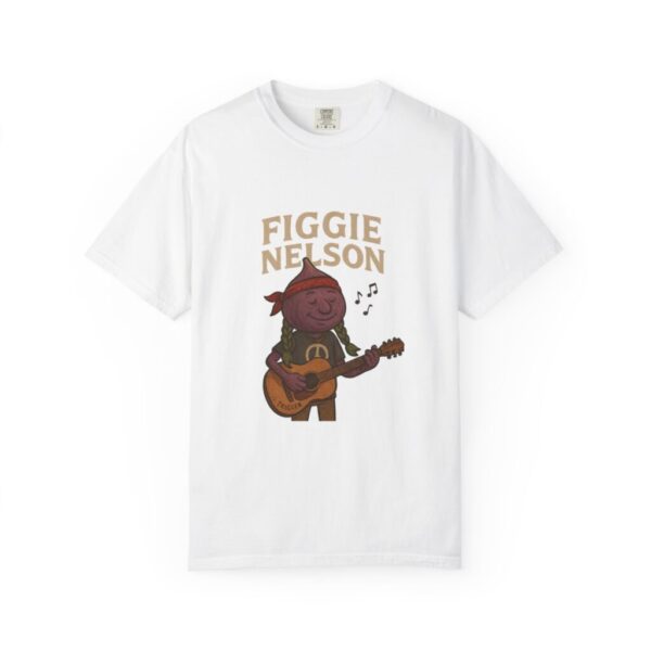 Figgie Nelson T-Shirt, Unisex Garment-Dyed Tee, Music Lover Gift, Casual Wear, Illustration T-Shirt, Creative Art Shirt